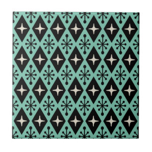 Carreau Motif de démarrage diamant moderne du milieu du si