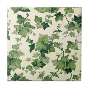 Carreau Motif de feuilles de lierre torsadées