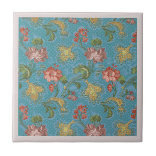 Carreau Motif de fleurs multicolores