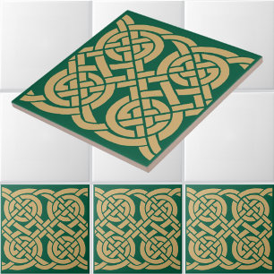 Carreau Motif de frise de nœuds celtiques