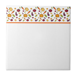 Carreau Motif de légumes mignons