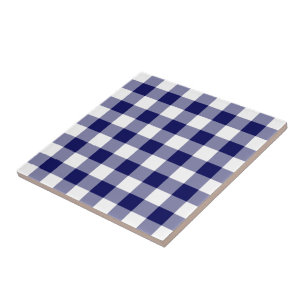 Carreau Motif de marine et de En vichy blanc