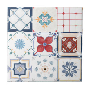 Carreau Motif de mosaïque marocaine 