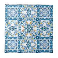 Motif de mosaïque portugaise