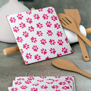 Carreau Motif De Pailles, Paniers De Chien, Pailles Roses