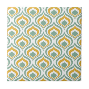 Carreau motif de papier peint des années 70