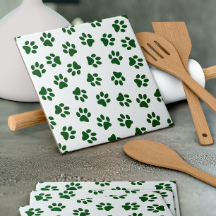 Carreau Motif De Pâtes, Patrouilles De Chiens, Paws Vertes