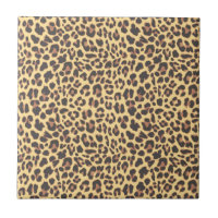 Motif de peau d'animal d'empreinte de léopard