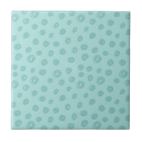 Motif de points sarcelle
