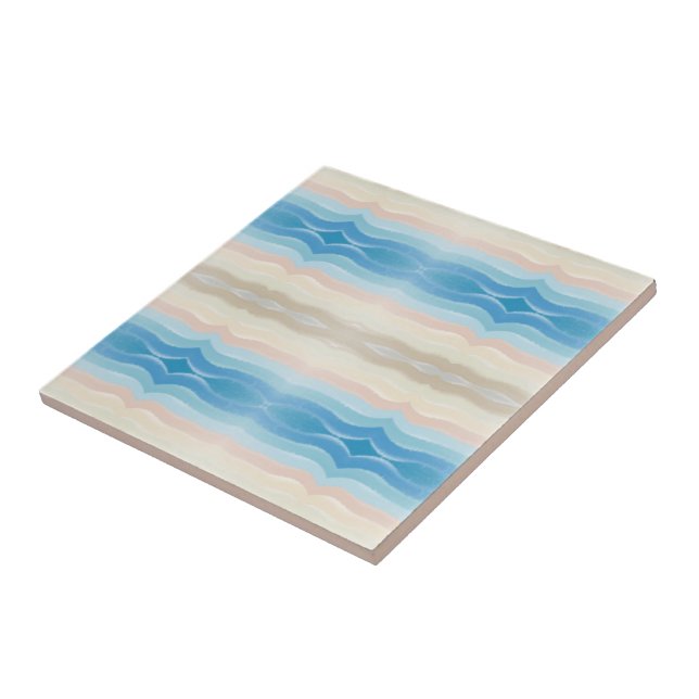 Carreau Motif de répétition de salé de rivage côtier (Côté)