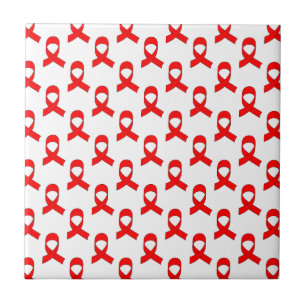 Carreau Motif de ruban rouge