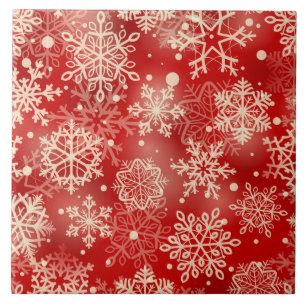 Carreau Motif de snowflakes