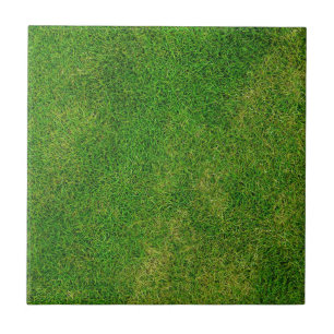 Carreau Motif de terrain de football d'herbe verte