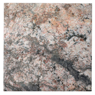 Carreau Motif de texture de roche rose naturelle Grey Rock