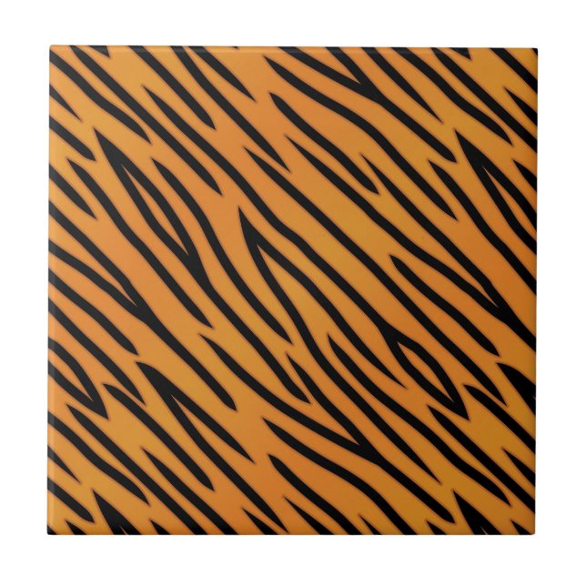 Carreau Motif de Tiger Stripe (Devant)