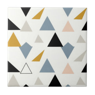 Carreau Motif de triangles géométriques modernes
