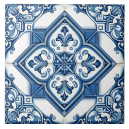 Carreau Motif décoratif méditerranéen