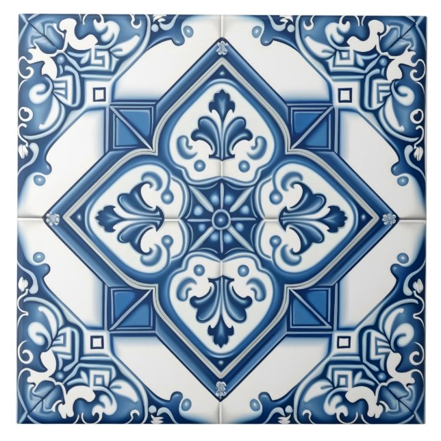 Carreau Motif décoratif méditerranéen (Devant)