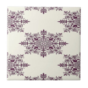 Carreau motif décoratif victorien