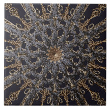 Motif décoratif vintage dans le style gothique