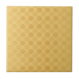 Carreau Motif des cercles jaunes rétrogrades