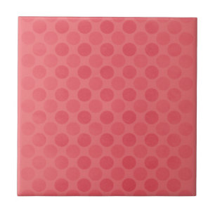 Carreau Motif des cercles rouges rétrogrades