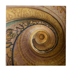Carreau Motif d'escalier en spirale
