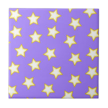 Motif d'étoiles géométriques violettes blanches