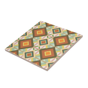 Carreau Motif diamant Pop Art Rétro Sud-Ouest