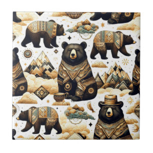Carreau Motif d'ours mou