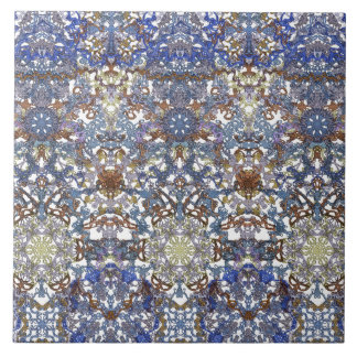 Carreau Motif élégant de dentelle dans le couleur-Art