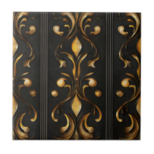 Carreau Motif élégant foncé