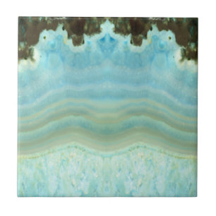 Carreau Motif en cristal de Geode de poudre d'agate légère