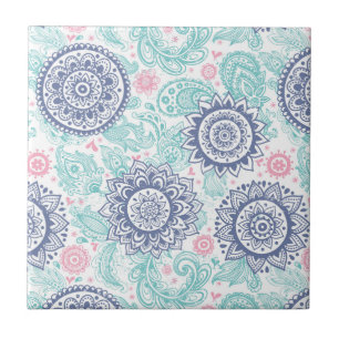 Carreau Motif ethnique de Paisley