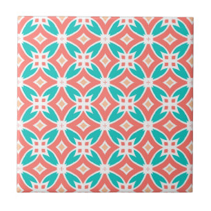 Carreau Motif ethnique multicolore