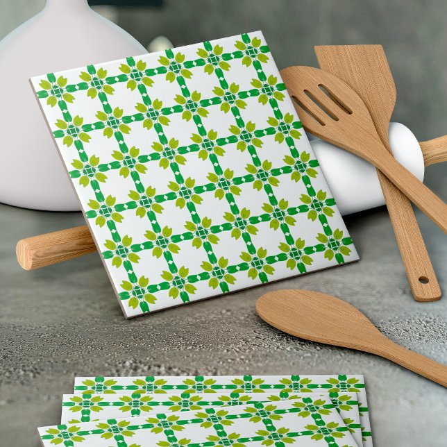 Carreau Motif Feuille, Motif De Feuilles, Feuilles Verts (Créateur téléchargé)