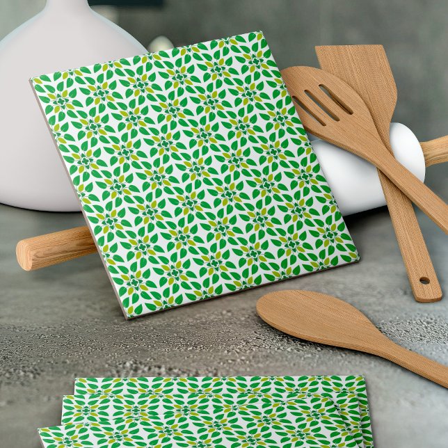 Carreau Motif Feuille, Motif De Feuilles, Feuilles Verts (Créateur téléchargé)