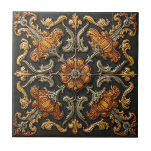 Carreau Motif floral Antique Chèvrefeuille de William Morr