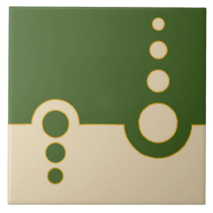 Carreau Motif géométrique, abstrait, moderne, cercles