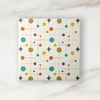 Carreau Motif géométrique atomique de style moderne du mil