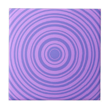 Motif géométrique de cercle bleu violet hypnotique