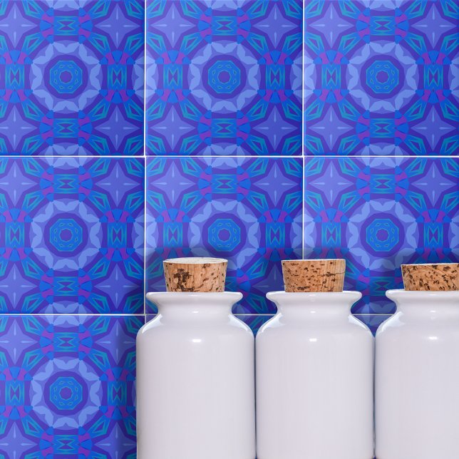 Carreau Motif géométrique de mosaïque Abstraite de Boho et (Créateur téléchargé)