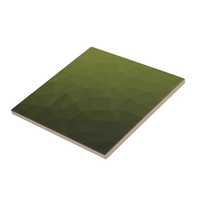 Carreau Motif géométrique du maillage vert de l'Armée (Côté)