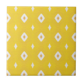 Carreau Motif géométrique jaune