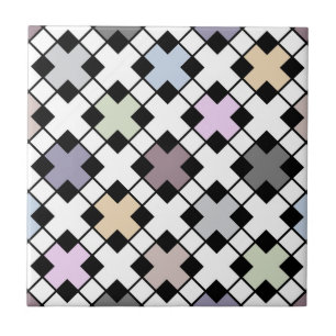 Carreau Motif géométrique multicolore