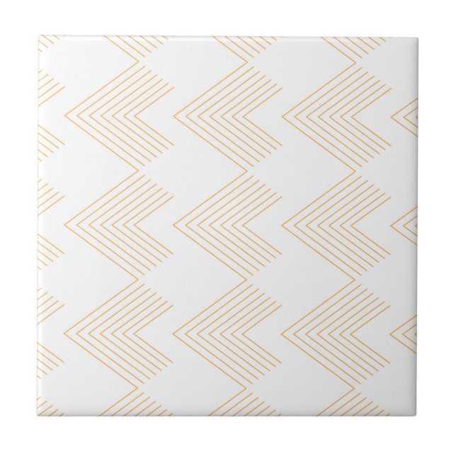 Carreau Motif graphique simple et moderne en forme de flèc (Devant)