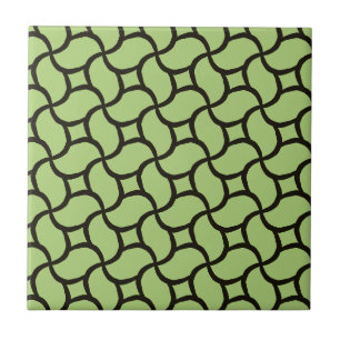 Carreau Motif gris vert et noir Abstrait