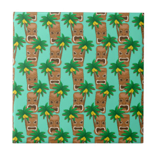 Carreau Motif hawaïen de répétition de Tiki