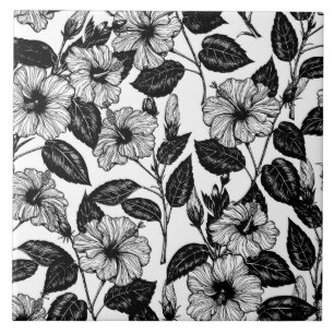 Carreau Motif Hibiscus