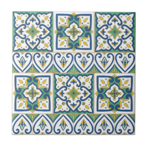 Carreau Motif italien de tuile - en céramique sicilien